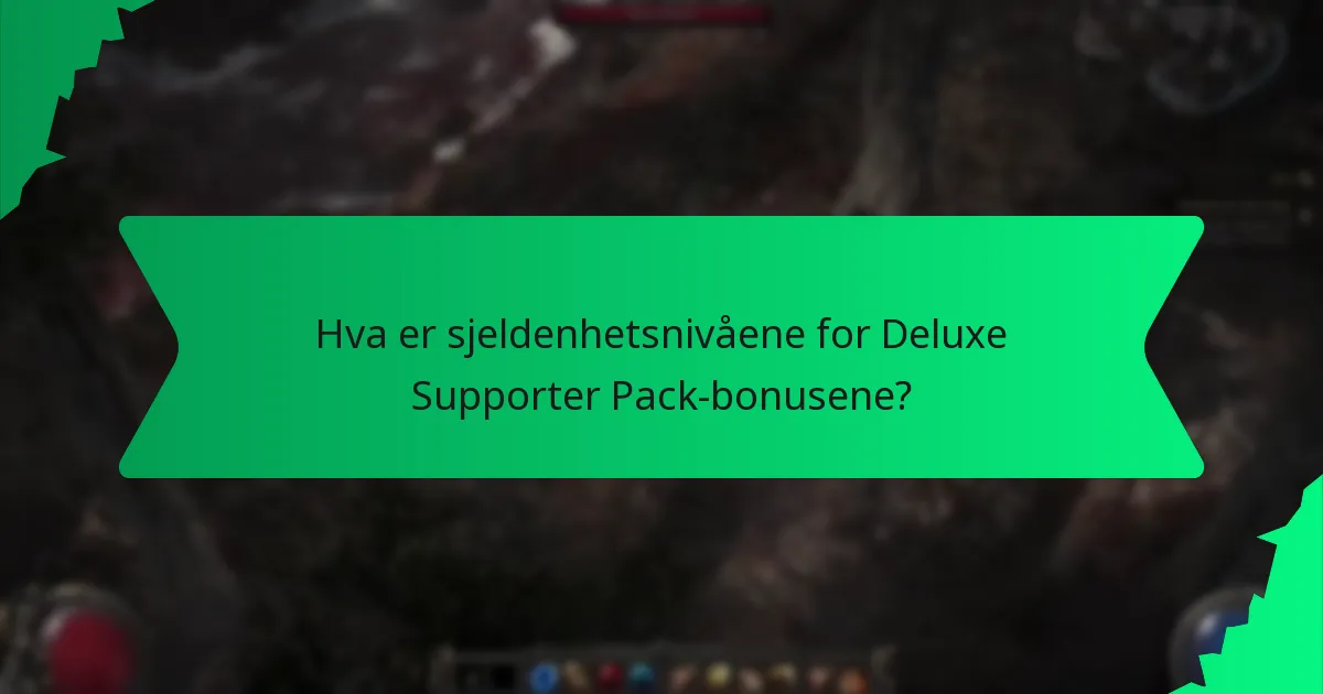 Hvilke fargealternativer er tilgjengelige for Deluxe Supporter Pack-bonusene?