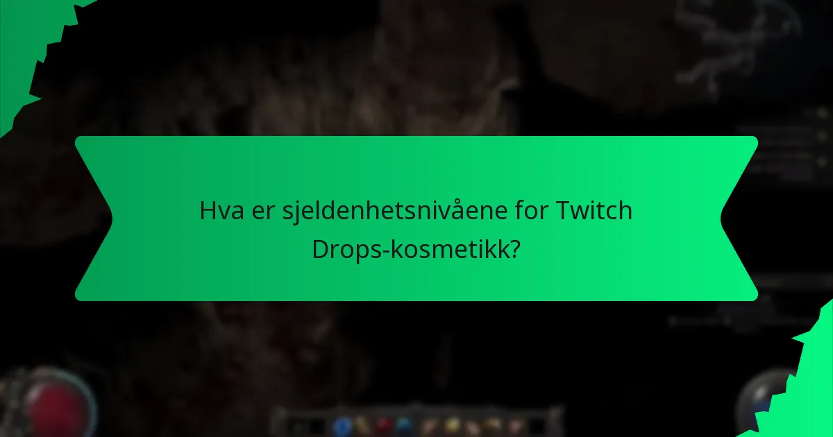 Hvilke fargealternativer er tilgjengelige for Twitch Drops-kosmetikk?
