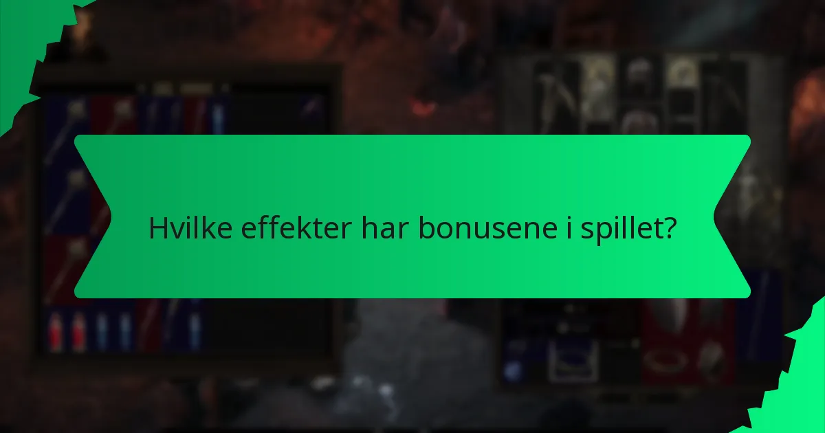 Hvilke fargevariasjoner er tilgjengelige for bonusene?