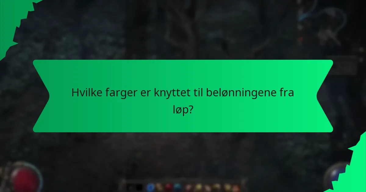 Hvilke effekter gir belønningene fra løp?