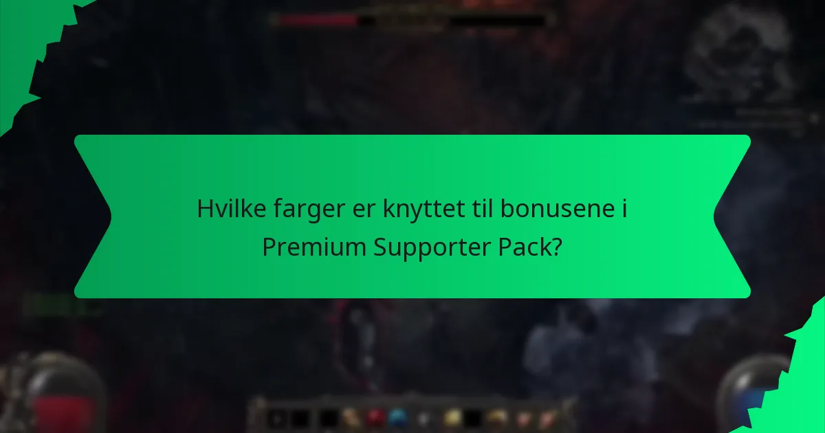 Hvilke effekter gir bonusene i Premium Supporter Pack?