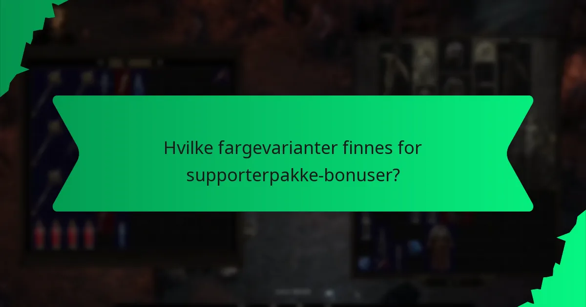 Hvilke effekter har supporterpakke-bonuser?