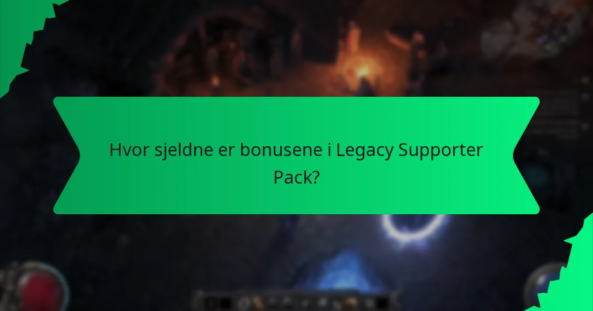 Hvordan sammenlignes bonusene fra Legacy Supporter Pack med andre pakker?